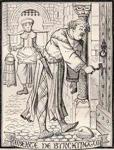Roberte de Byrchyngton, illustration for the poem 